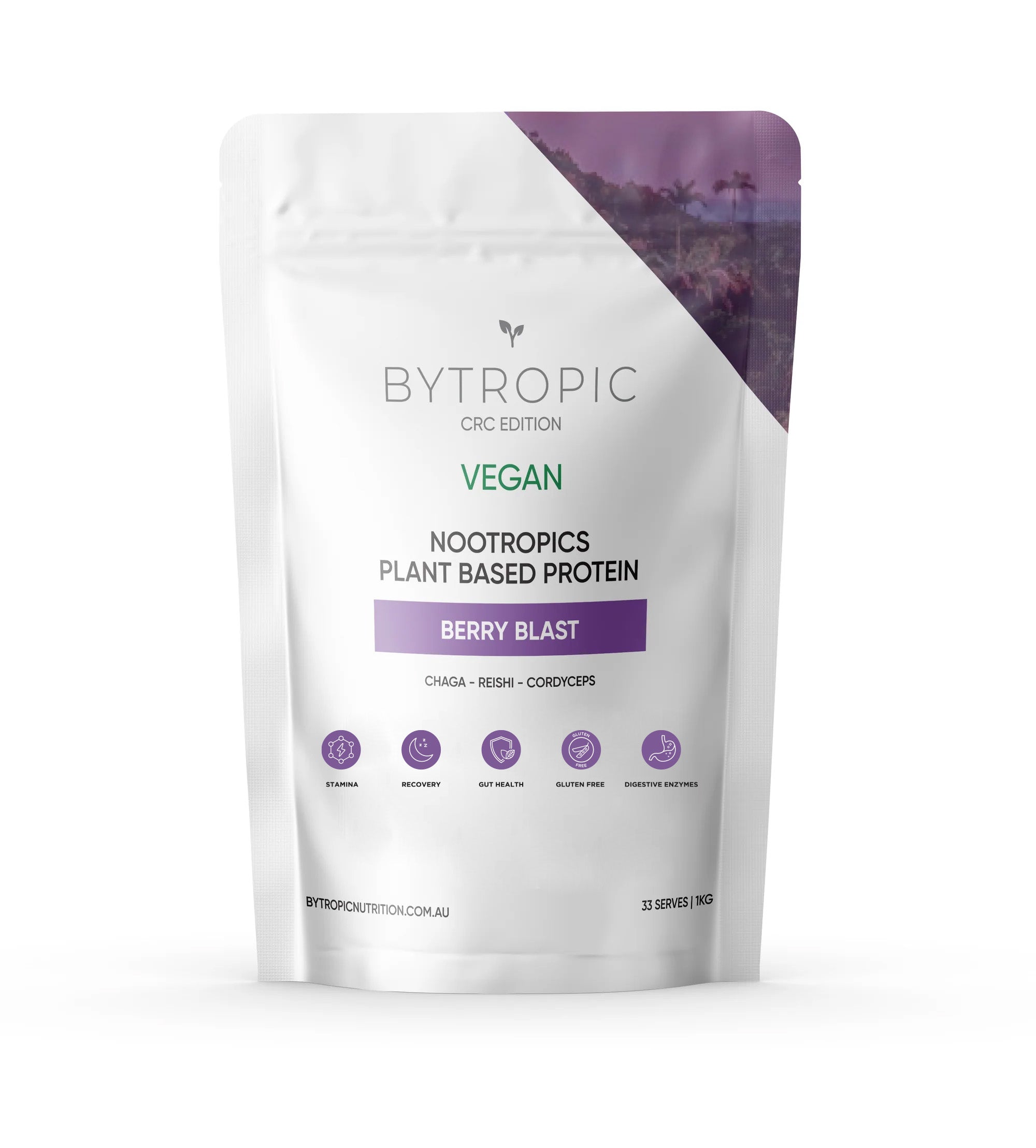 VEGAN PROTEIN ISOLATE+ADAPTOGENICS - BERRY BLAST