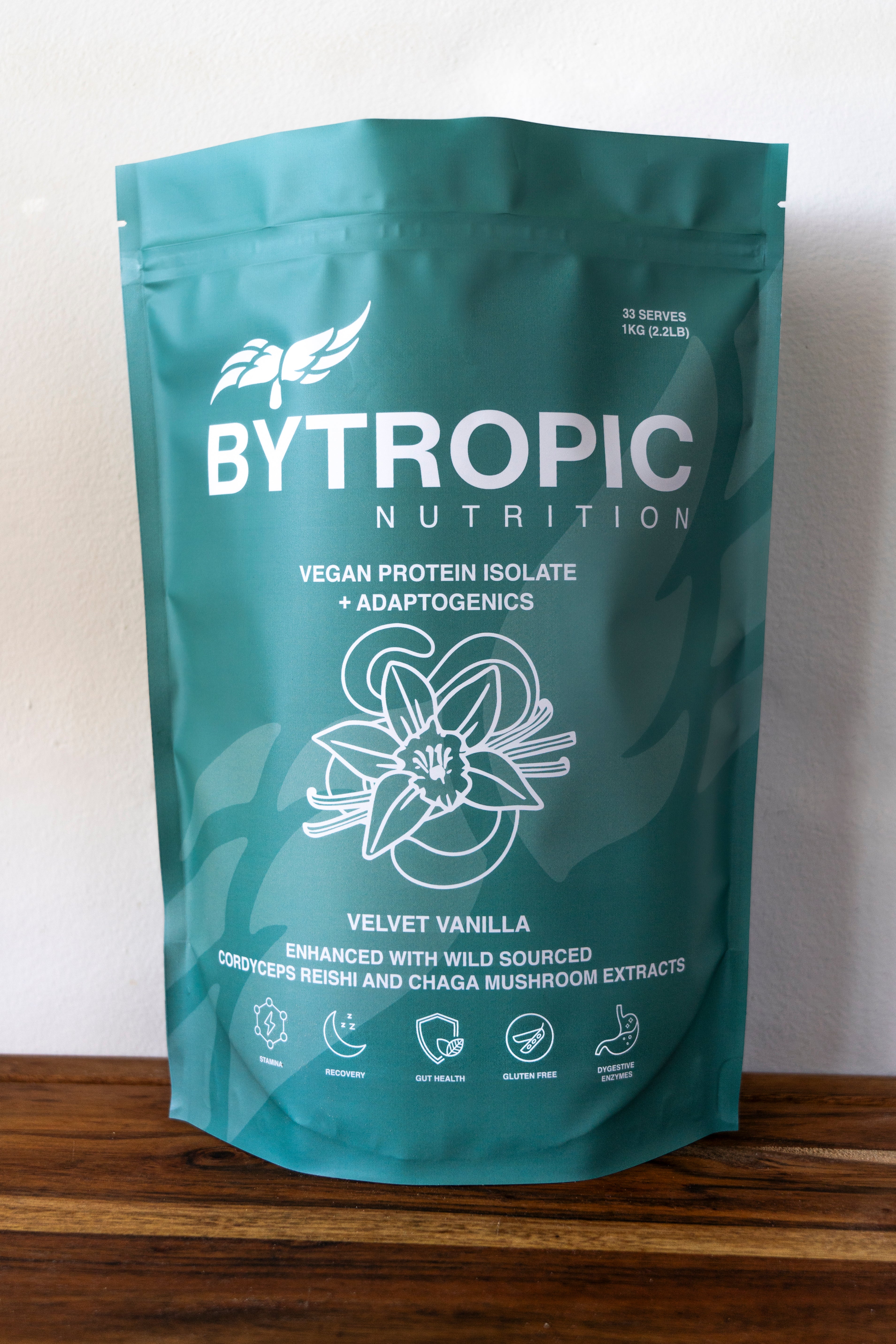 VEGAN PROTEIN ISOLATE + ADAPTOGENICS - VELVET VANILLA