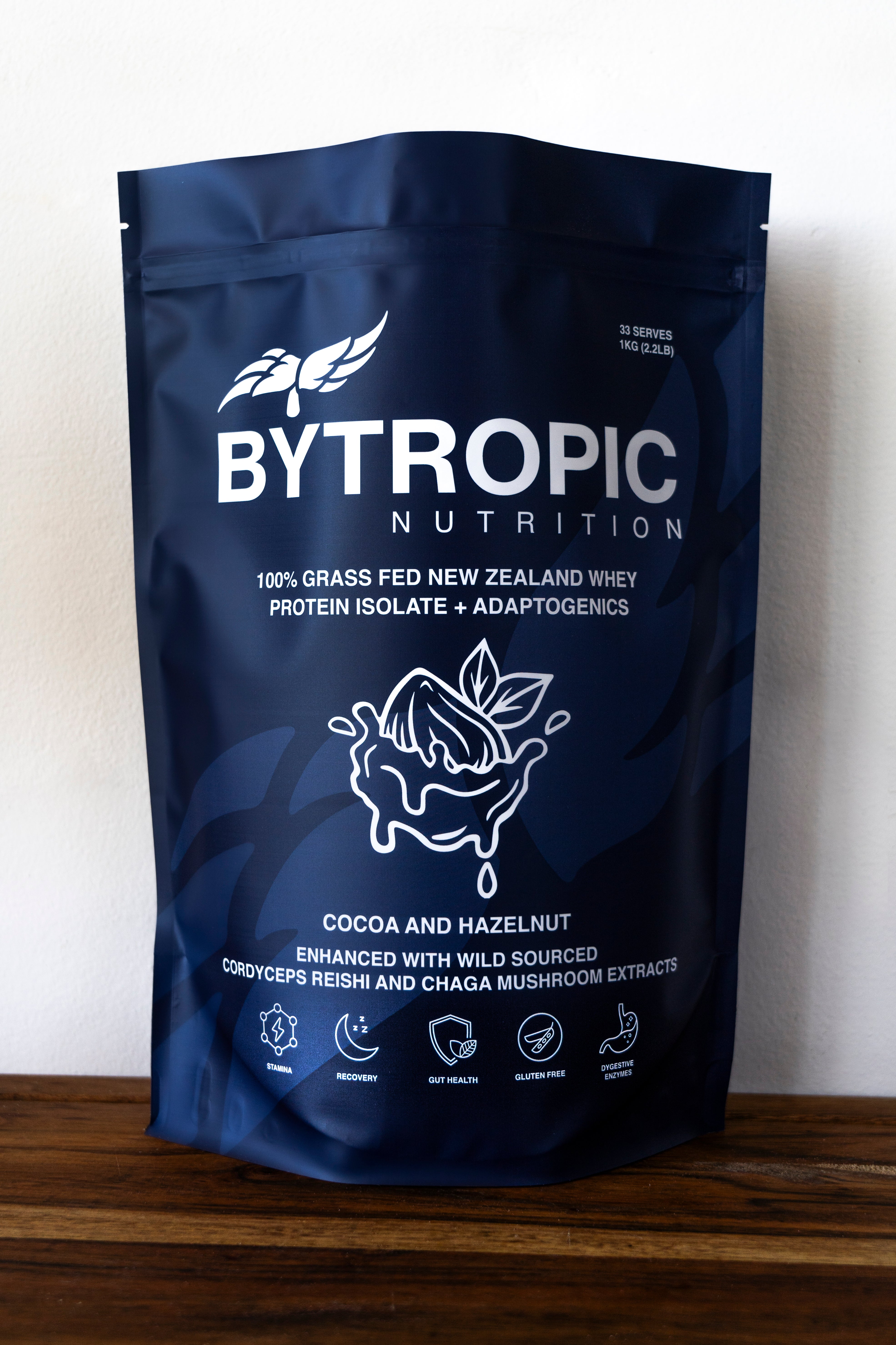 NZ GRASS FED WPI + ADAPTOGENICS - COCOA HAZELNUT