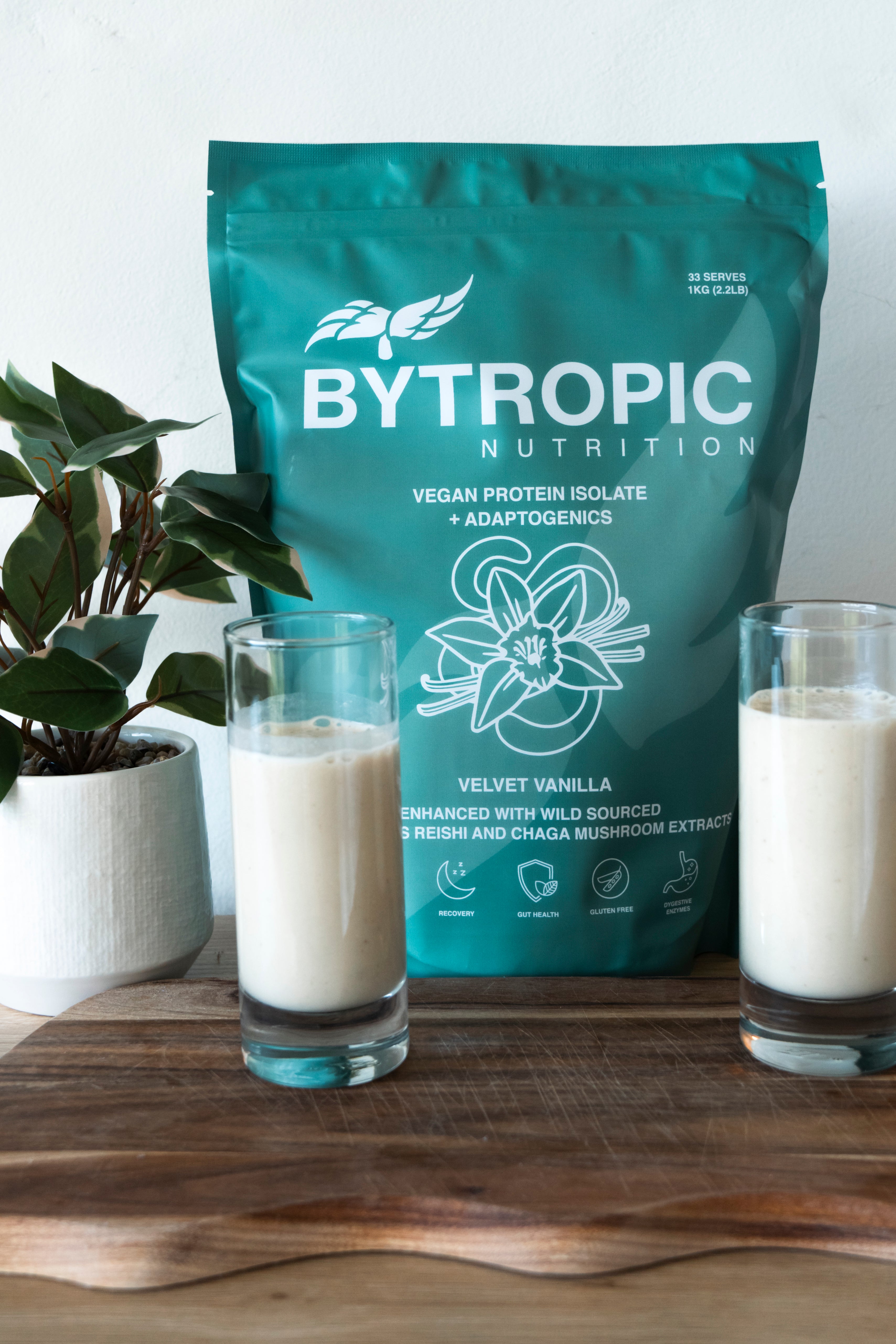 VEGAN PROTEIN ISOLATE + ADAPTOGENICS - VELVET VANILLA