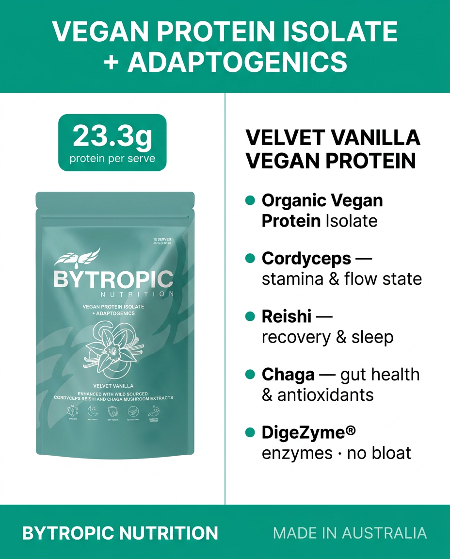 Velvet Vanilla — Vegan Protein Isolate + Adaptogenics | 450g